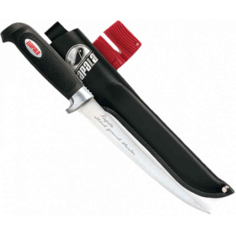 Rapala Soft Grip Fillet Knife With Sharpener