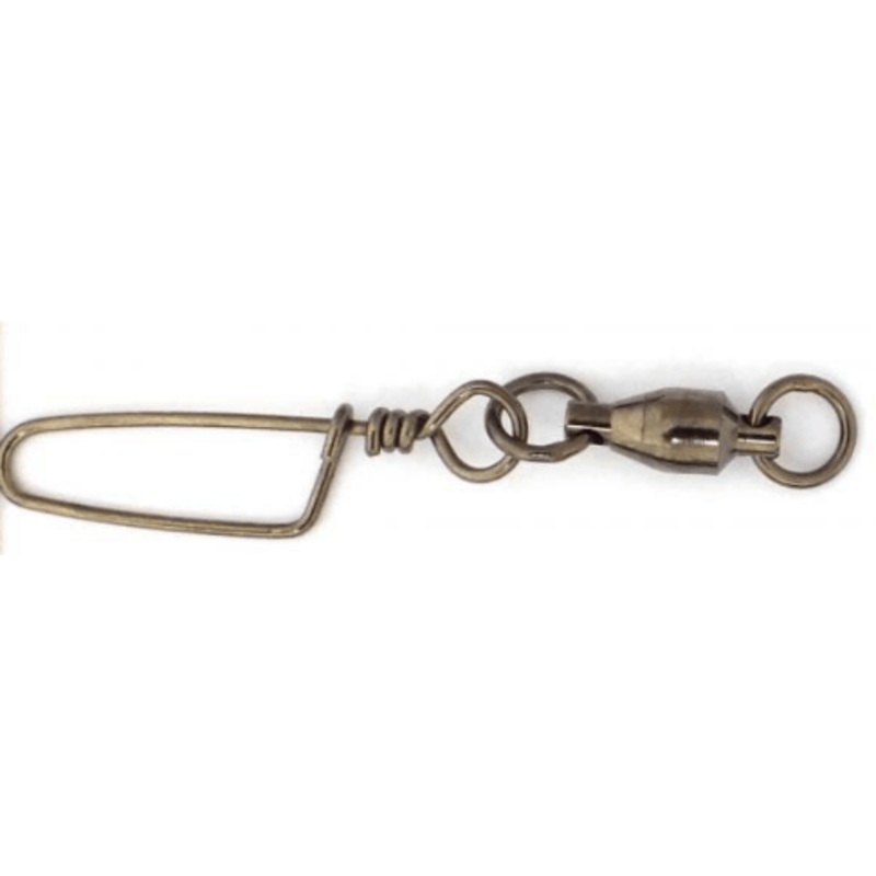 Shogun S456 Black Ball Bearing Swivel With Coastlock Snaps - 5 Per Pack