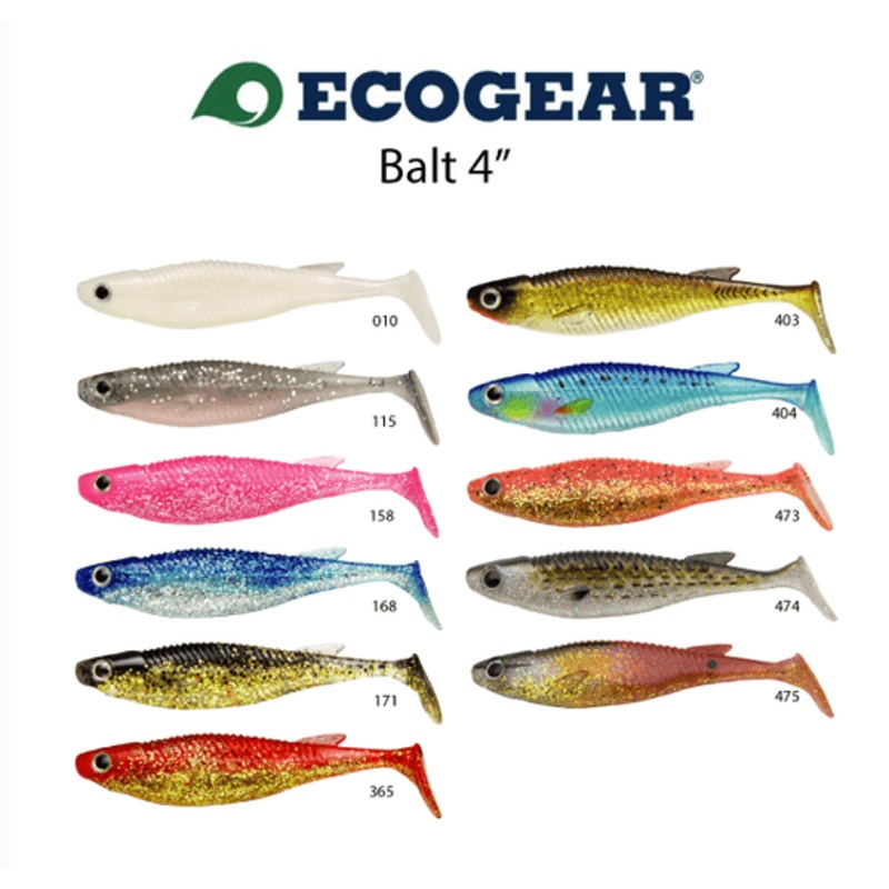 Ecogear Balt Soft Plastics 4|404|474|158|171|475|473|115|010