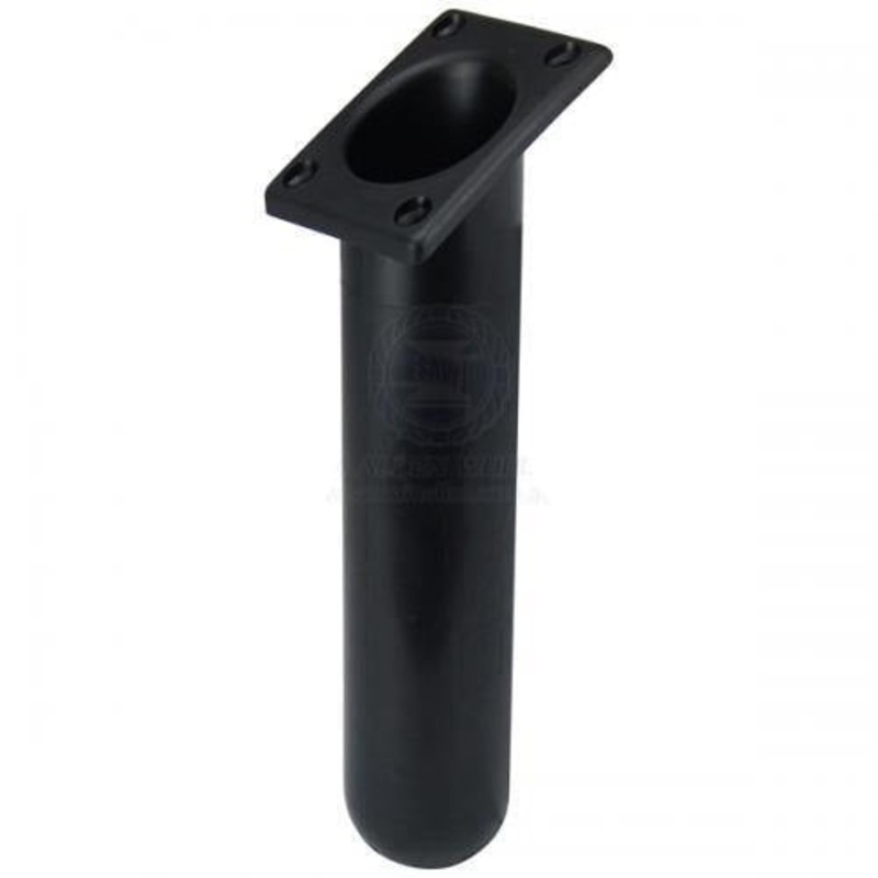 Rod Holder Square Top Black 30Deg