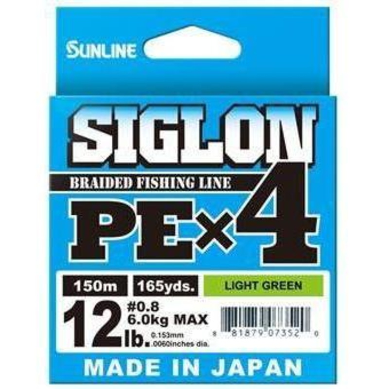 Sunline Siglon Pex4 Braided Fishing Line Green