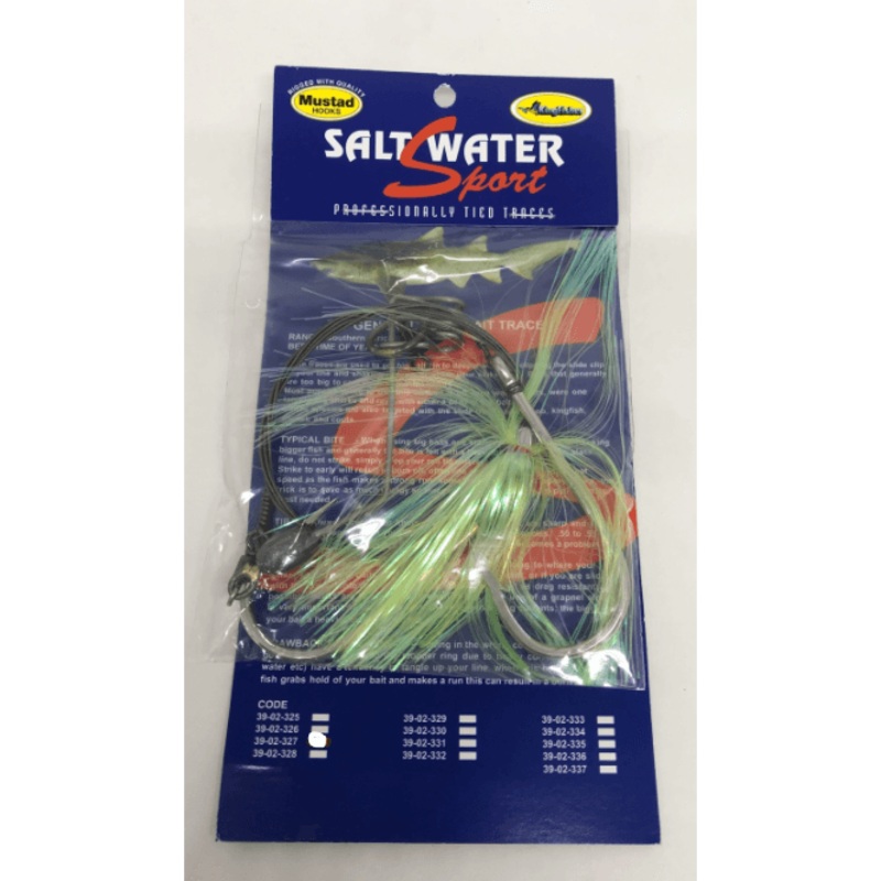 Kingfisher Slide Bait Rig Weighted With Hood And Flasher