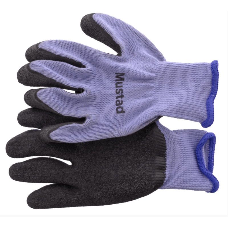 Mustad Rubber Coated Fishing Gloves