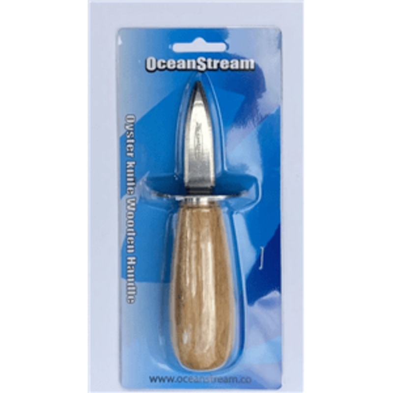 Stm Oyster Knife Wooden Handle