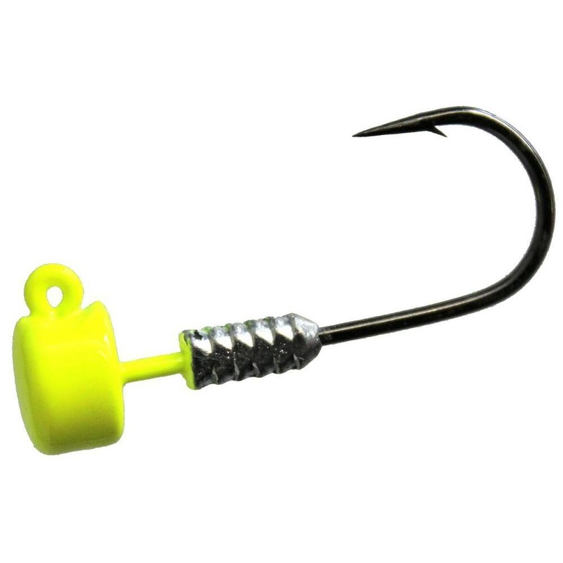 Tackle Tactics Nedlockz Jigheads Chartreuse