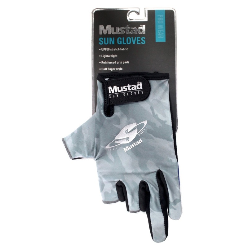 Mustad Sun Gloves|Medium|Large|X Large