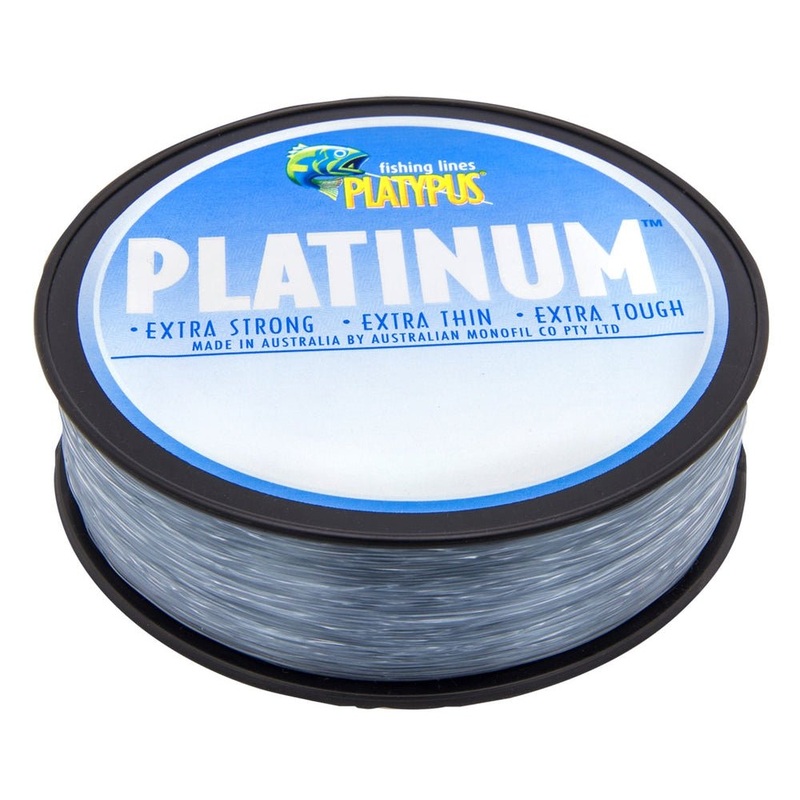 Platypus Platinum Monofilament Line 300M - Grey