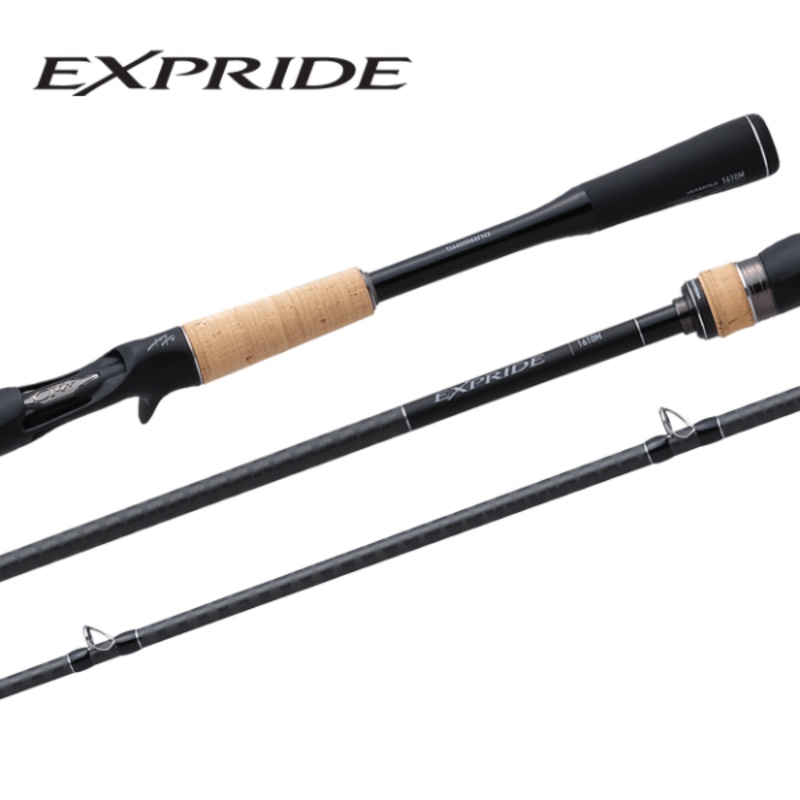 Shimano Expride Baitcast Rod|6'3" - 6-12lb - 2pc - 163L-BFS|6'3'' - 10-20lb - 2pc - 163MH+|6'6" - 14-30lb - 2pc - 166XH-SB|6'7" - 10-20lb - 2pc - 167MH|6'10" - 7-14lb - 2pc - 1610ML-BFS|6'10" - 8-16lb - 2pc - 1610M|7'2'' - 10-20lb -2pc - 172MH|7'2" - 12-2