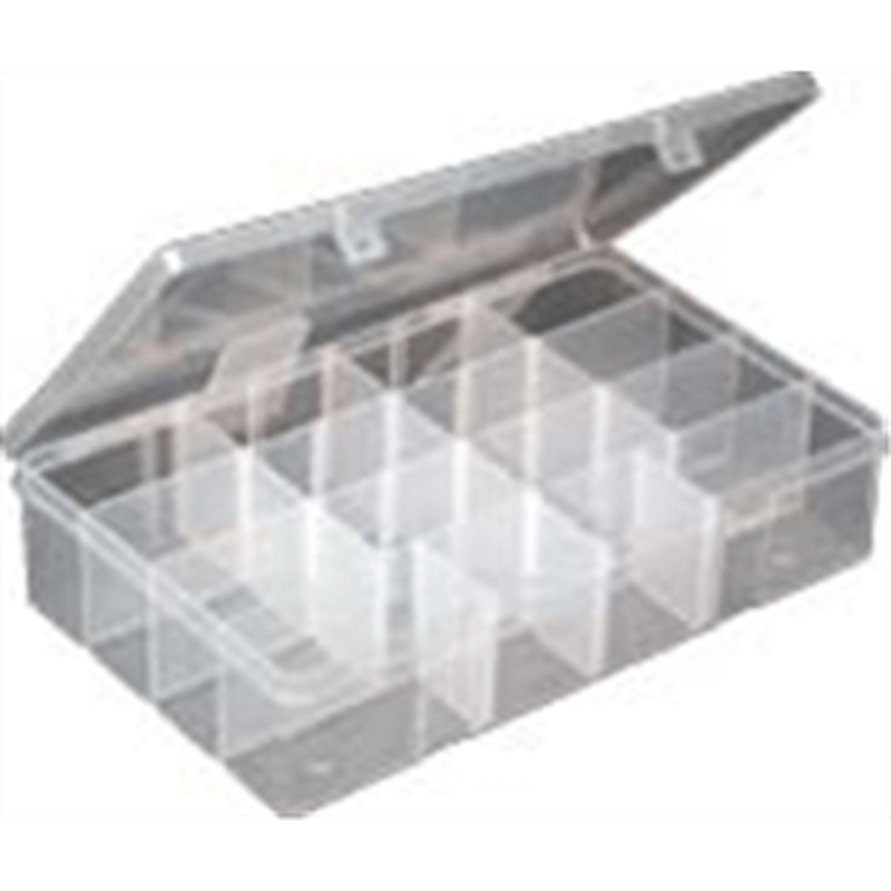 Stm Tackle Box Clear Deep Adjustable Compartments