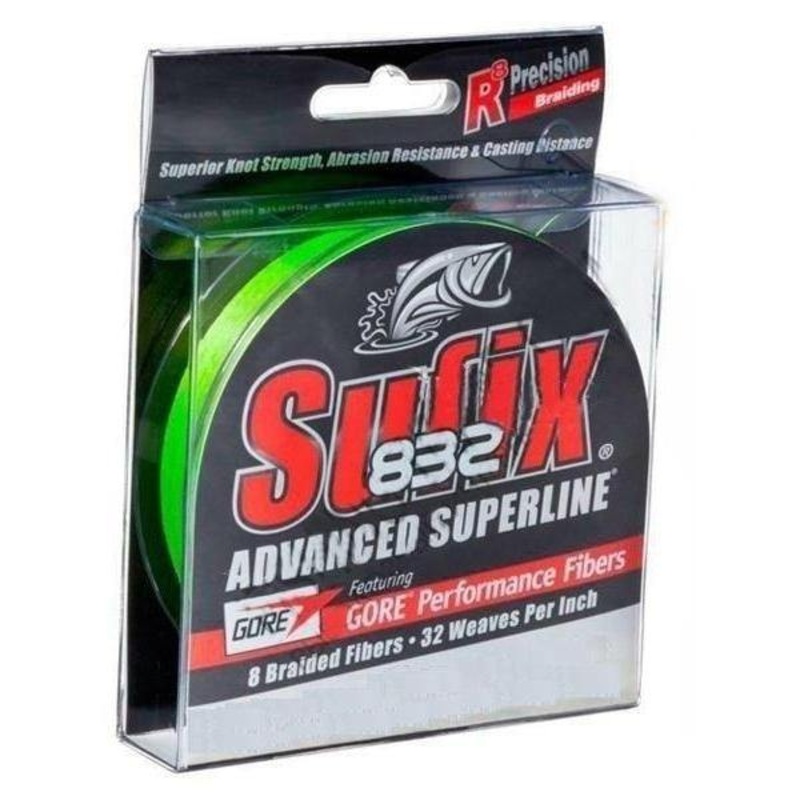 Sufix 832 Advanced Superline Braid Neon Lime - 600Yd