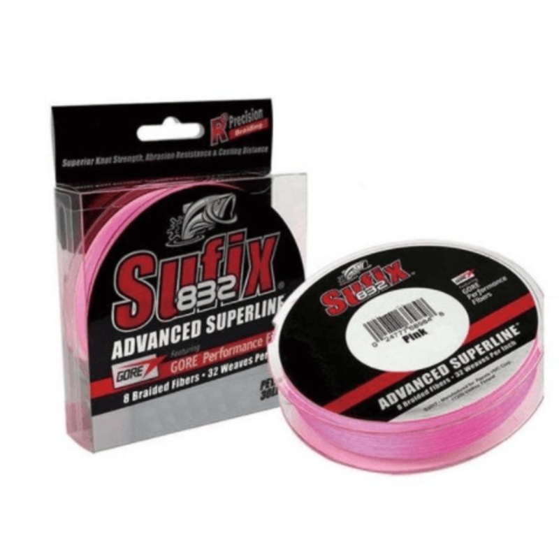 Sufix 832 Advanced Superline Braid Pink - 150Yd