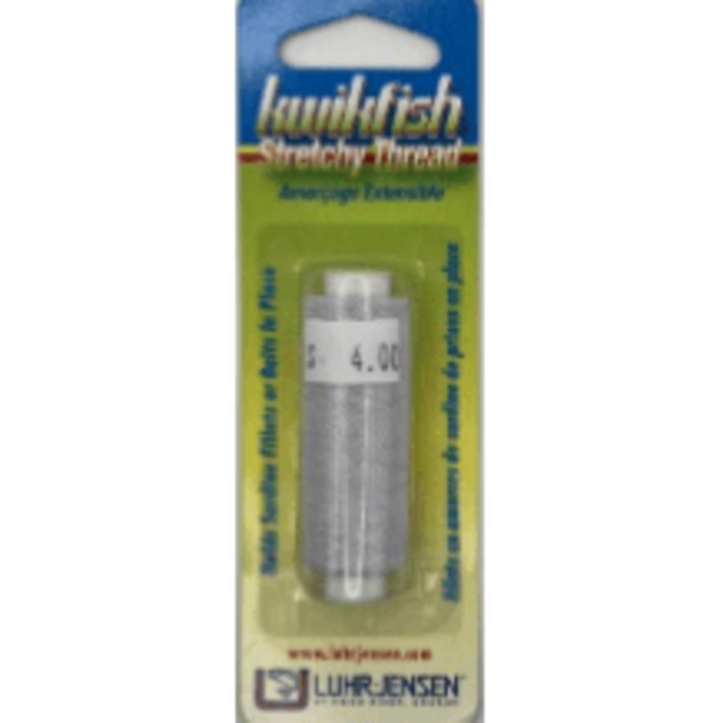 Luhr Jensen Kwikfish Stretchy Thread White
