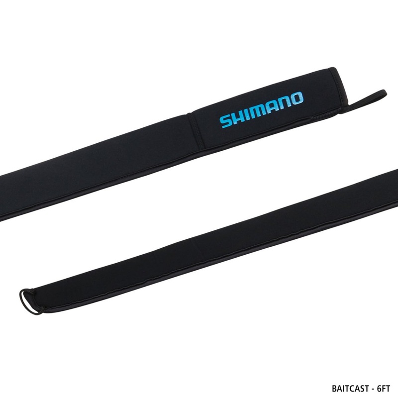 Shimano Neoprene Rod Covers|Spin up to 7'|Baitcast up to 6'