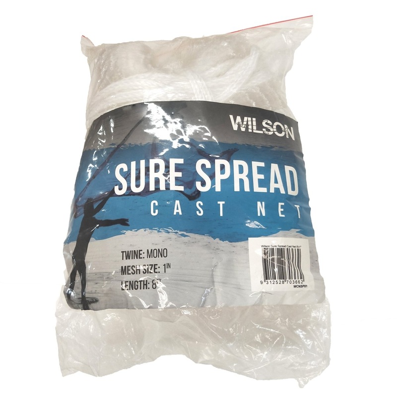 Wilson Sure Spread Cast Net|6'0'' Mesh 1''|8'0'' Mesh 1''
