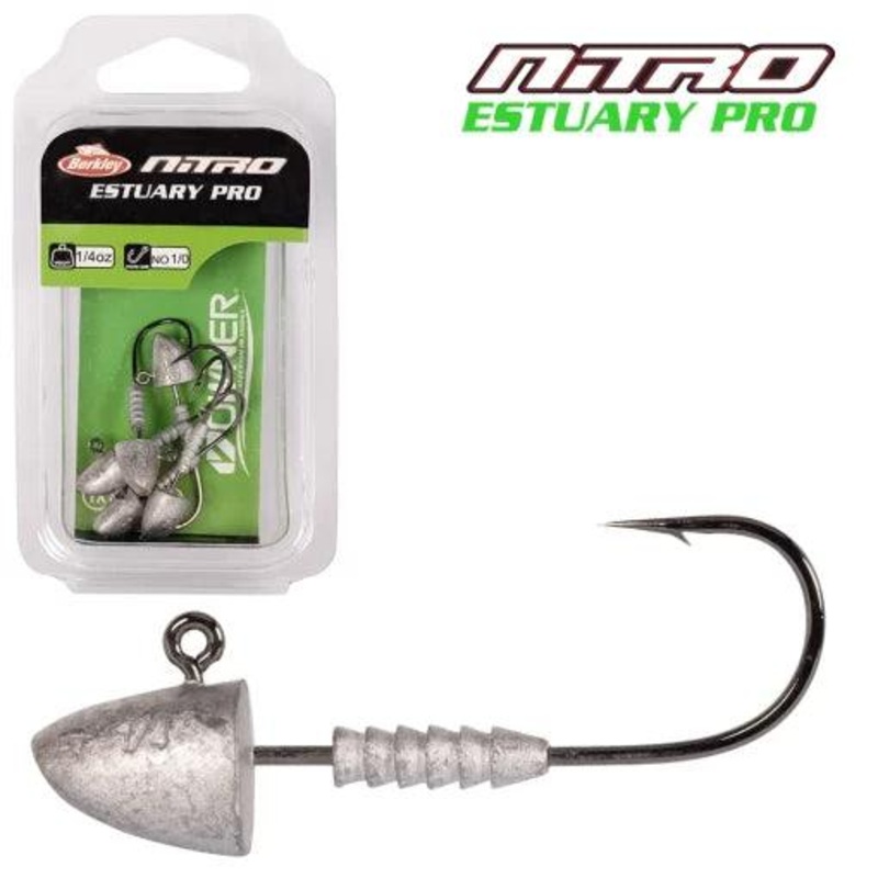 Berkley Nitro Estuary Pro Jig Heads 1/4Oz