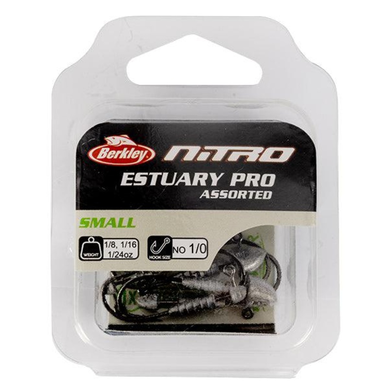 Berkley Nitro Estuary Pro Jig Heads Assorted