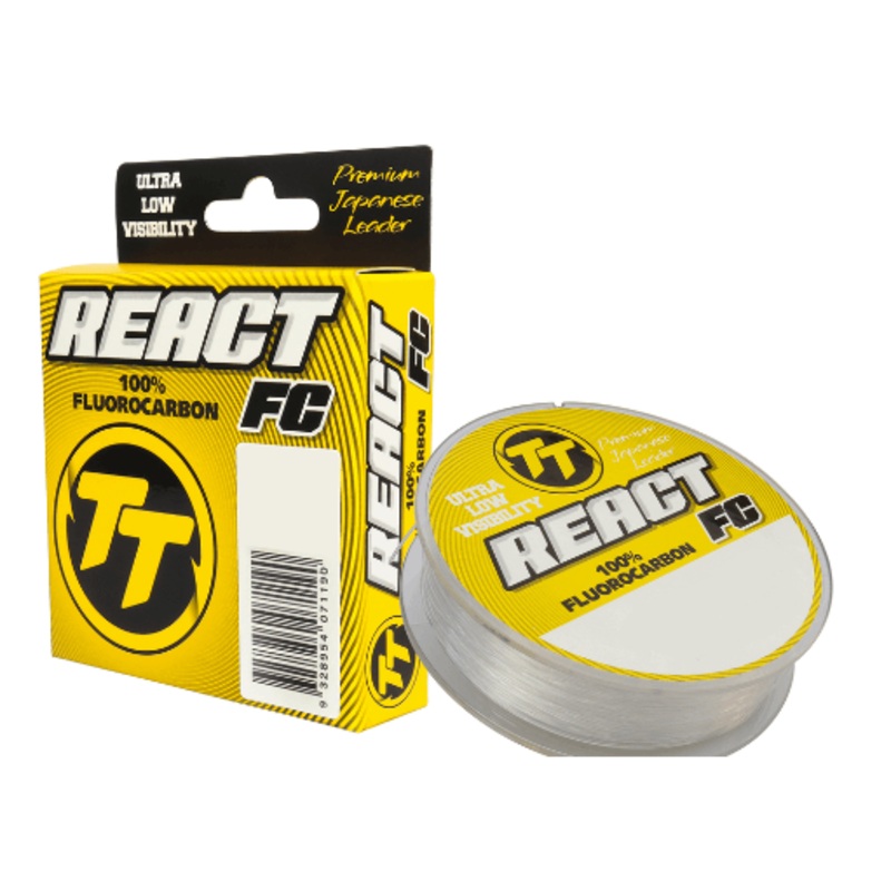 TT React Fc Diamond Fluorocarbon Leader