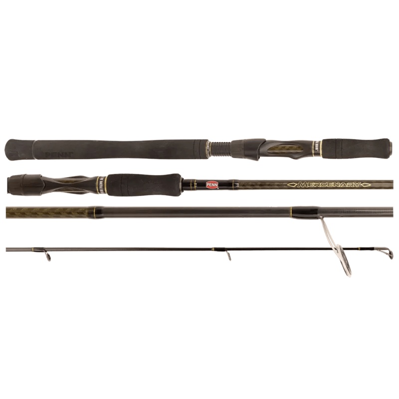 Penn Mercenary Spin Rod|7'2'' - 2pc - 2-4kg|7'2'' - 2pc - 3-6kg|7'2'' - 2pc - 4-8kg|7'3'' - 2pc - 6-10kg|7'6'' - 2pc - 6-10kg|9'5'' - 2pc - 6-10kg