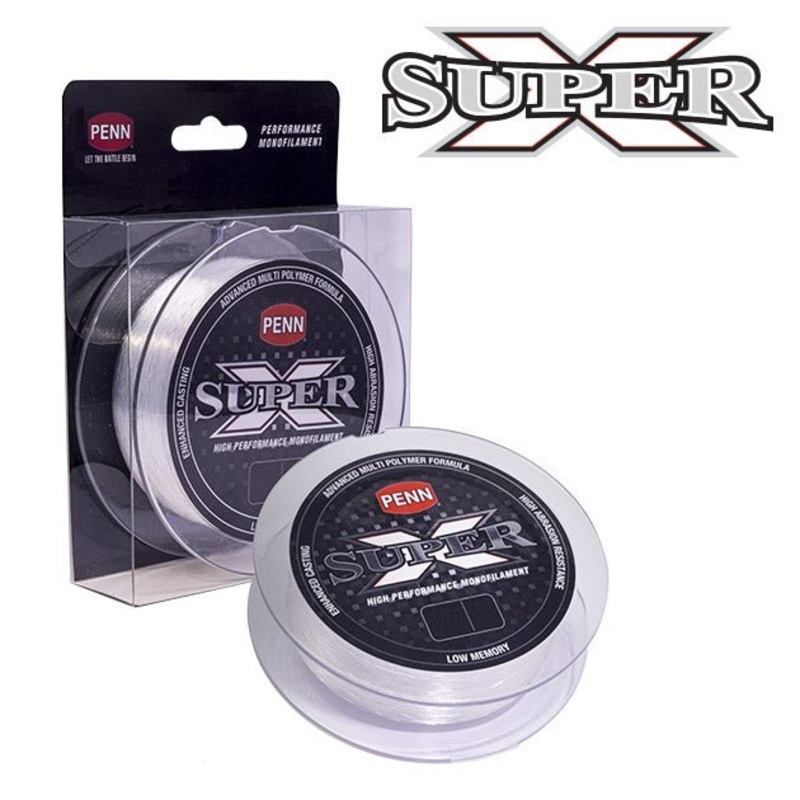 Penn Super X Monofilament Line Clear