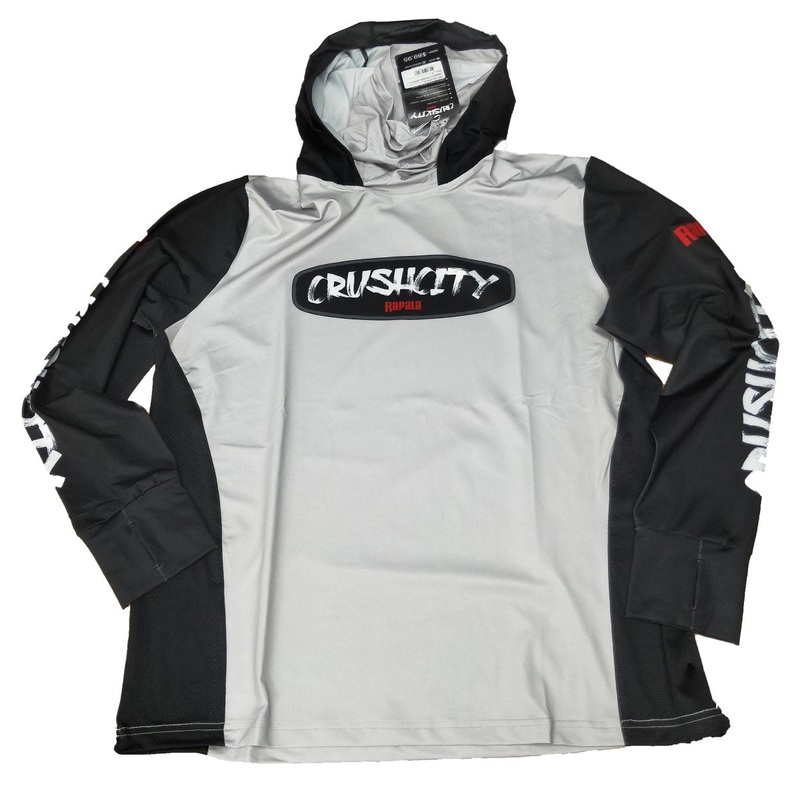 Rapala Crushcity Hooded Jersey Light Grey