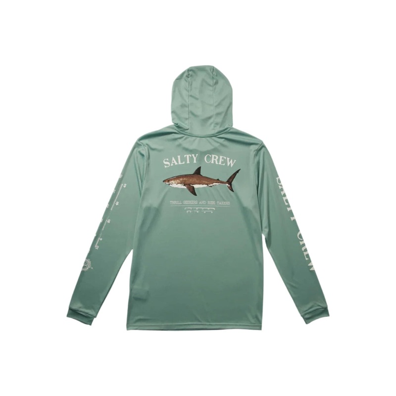 Salty Crew Bruce Hood Sunshirt Mackeral