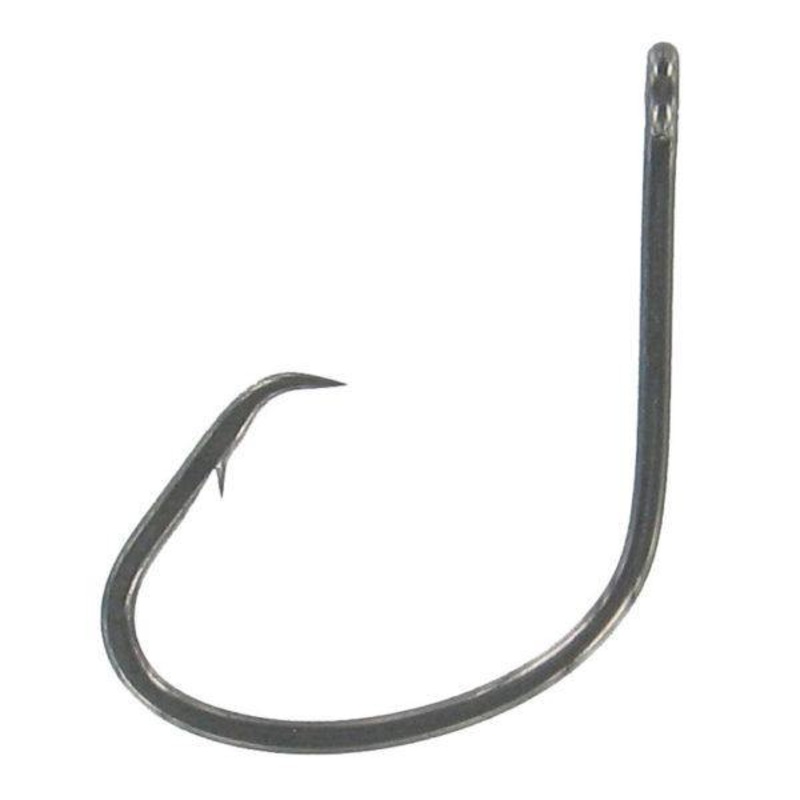 Shogun T489 Black Mutsu Light Circle Hooks - 25 Pack