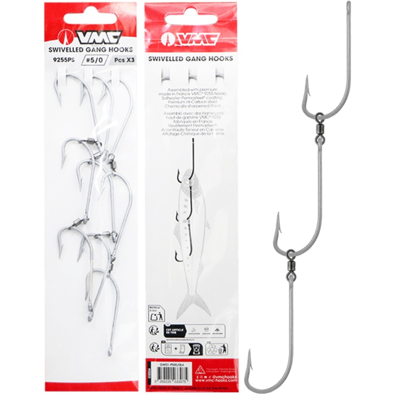 Vmc 9255PS Swivelled Gang 3 Hooks
