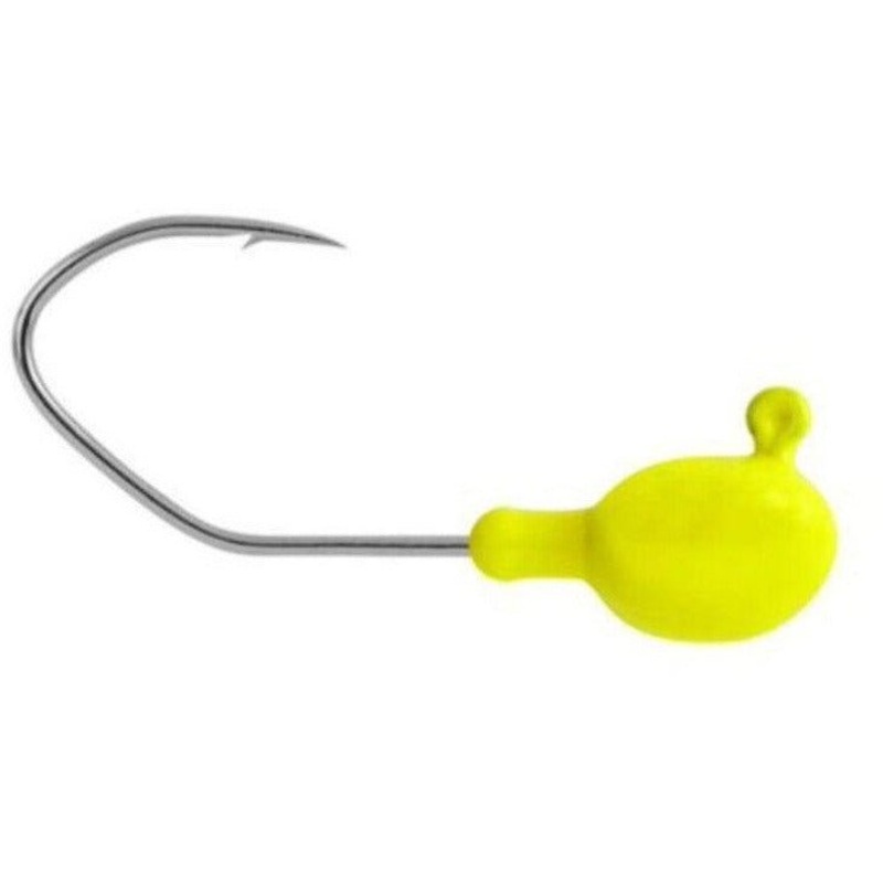 Matzuo Cutter Sickle Jig 1/4oz Chartreuse Qty 8