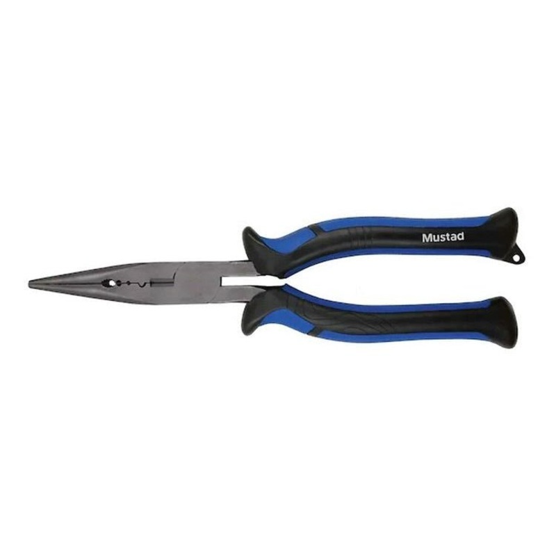 Mustad Blue Straight Nose Pliers 8'