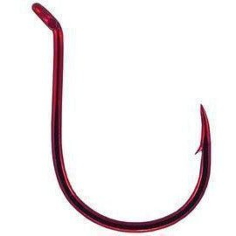 Mustad Ultrapoint KVD Dropshot Hook Red QTY 10