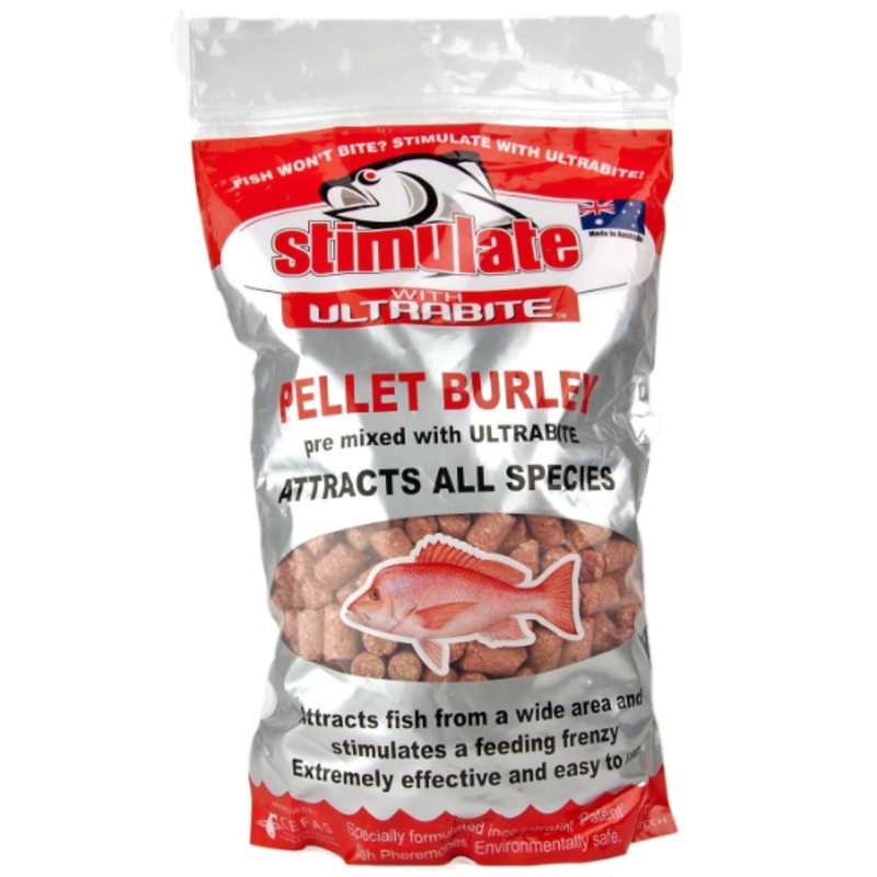 Stimulate Burley Pellets 1Kg|Prawn Ultrabite|Plain Ultrabite
