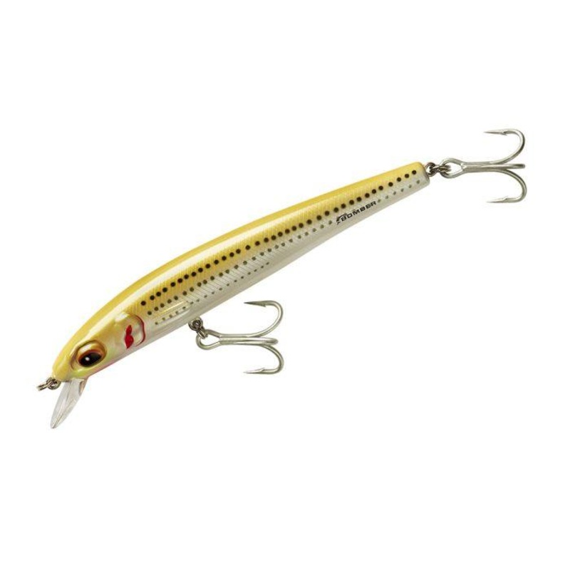 Bomber Saltwater Grade Long Shot 6 Pearl/Yellow