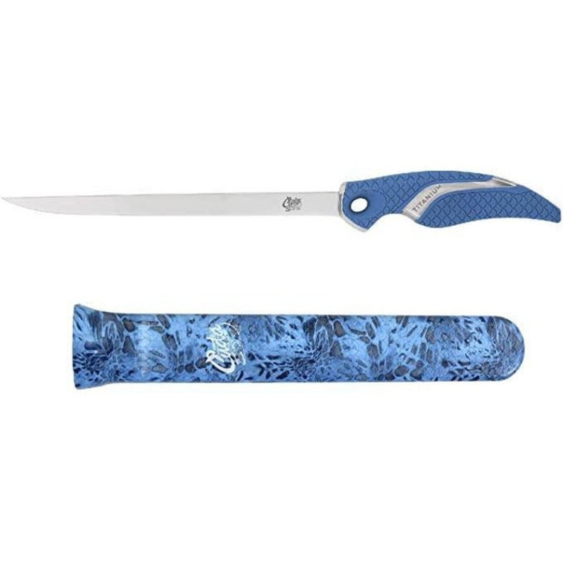 Cuda 9 Titanium Bonded Flex Fillet Knife with Sheath