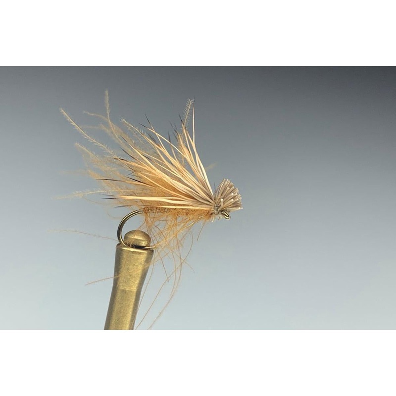 Freestone Fly Cdc Elk Hair Caddis Amber Size 12 Qty 12