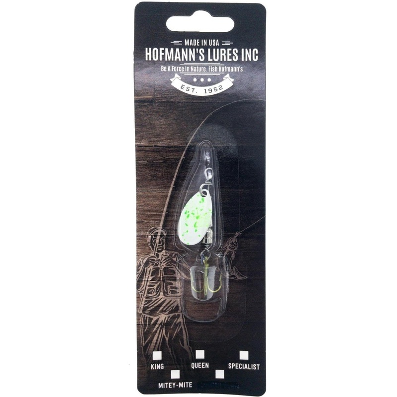 Hofmanns Lures Spinners C2 1/8 oz White/Green