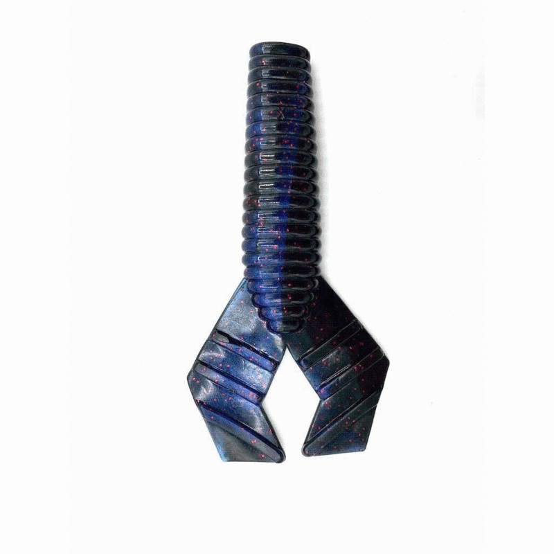 Nichols Lures Trailblazer Double Tail Grub 4 Hematoma Qty 8