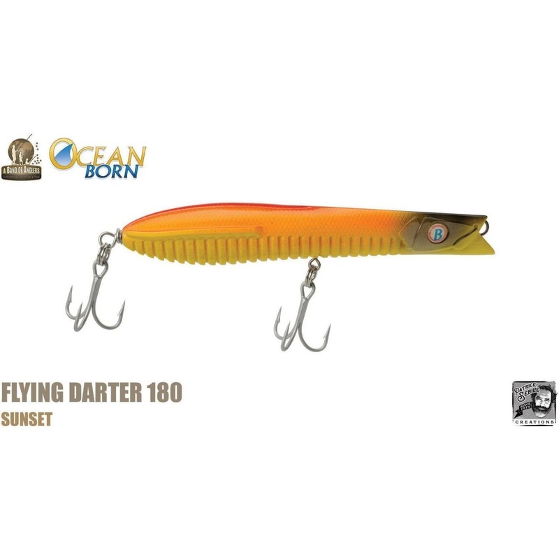 Ocean Born Flying Darter 180 HX  7 6-1/3 oz. Sunset