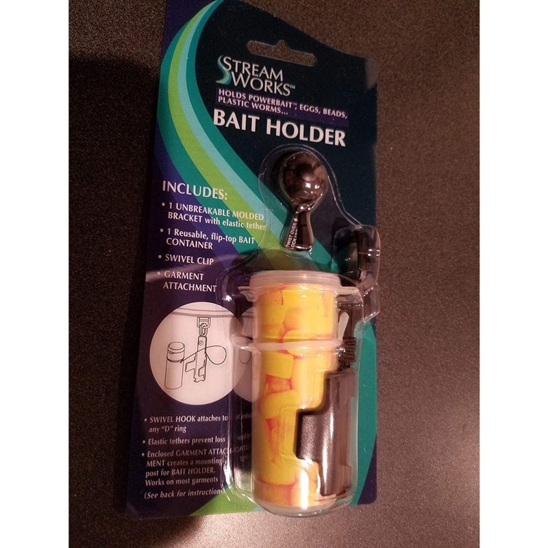 Streamworks Bait Holder w Fliptop Container