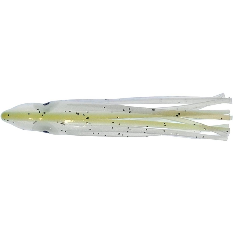 Yo-Zuri OCTOPUS SKIRT 2-1/8 #2.0 Yellow Ice Flake QTY 5
