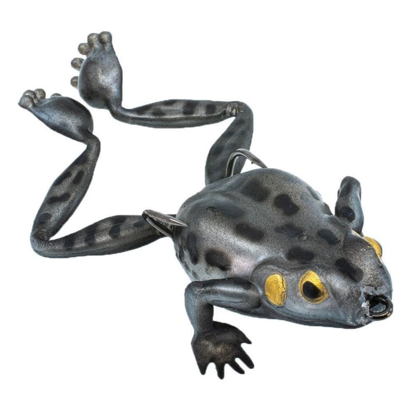 Chasebaits Big Bobbin Frog 2.55 0.67 oz. Black Night