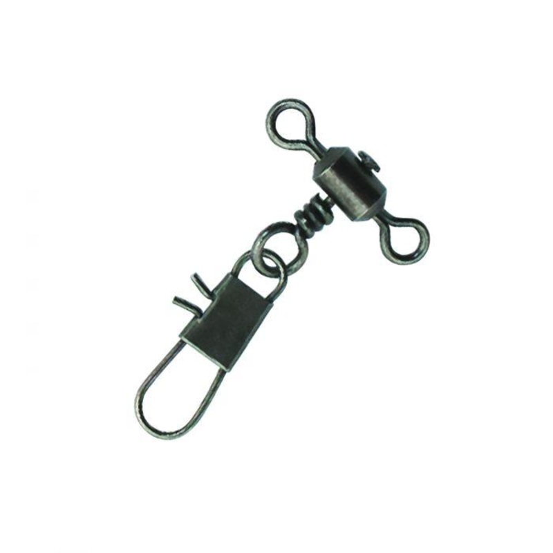 Eagle Claw Powerlight Drop Swivels w Interlock Snap LSPDIBV QTY 25