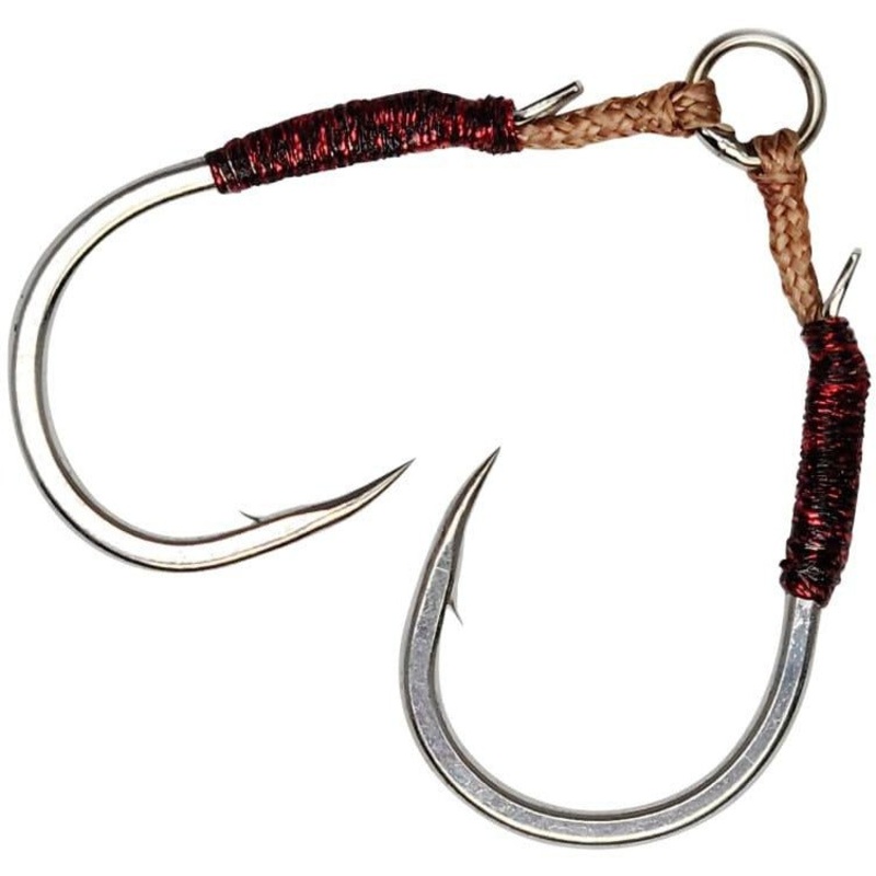 Gamakatsu Assist 560 Double Hooks Color Tin Qty 2
