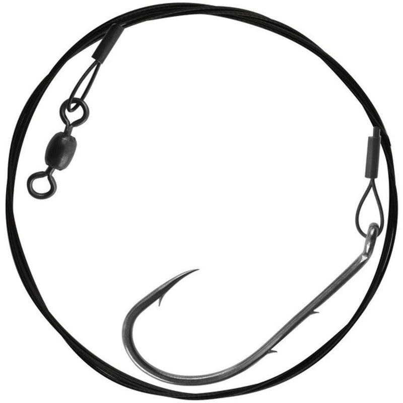 Hurricane Bluefish Hooks w/ 6 Wire Leader Size 7/0 120Lb Test Qty 3
