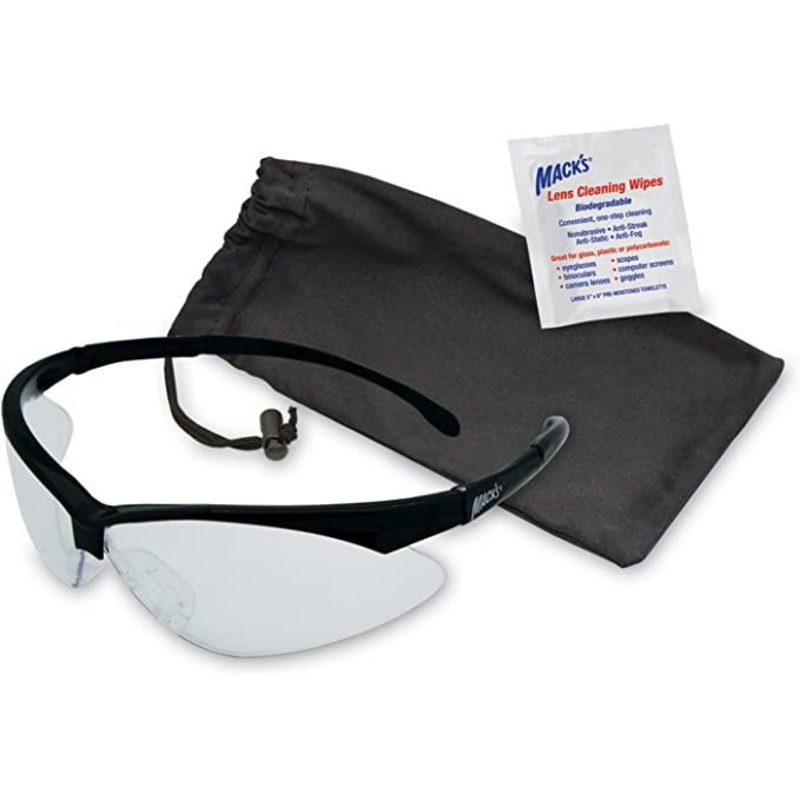 Mack's Shooters High Clarity Safety Glasses - Clear