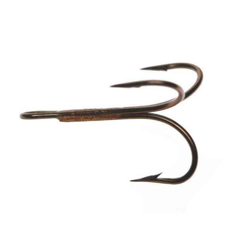 Mustad Superior Treble Hook 3551-Bronze Qty 50