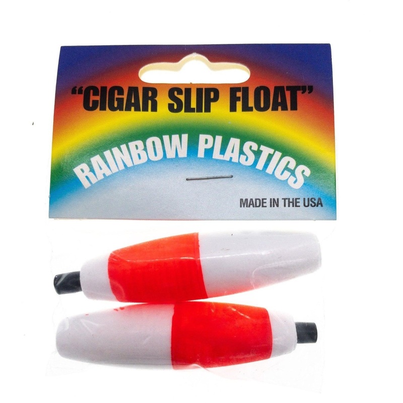 Rainbow Plastics Cigar Slip Floats QTY 2