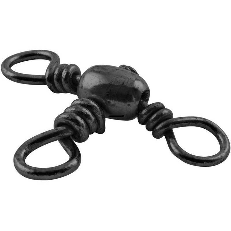 South Bend BCS-2 Crossline Swivels Size 2 Black QTY 3