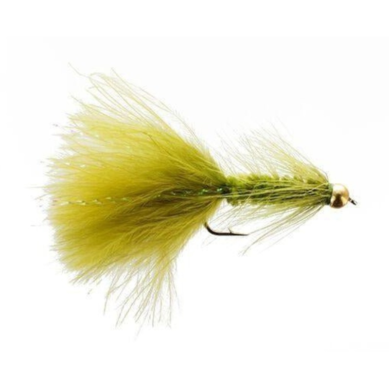 Superfly Streamer-Bh Crystal Bugger-Olive #4
