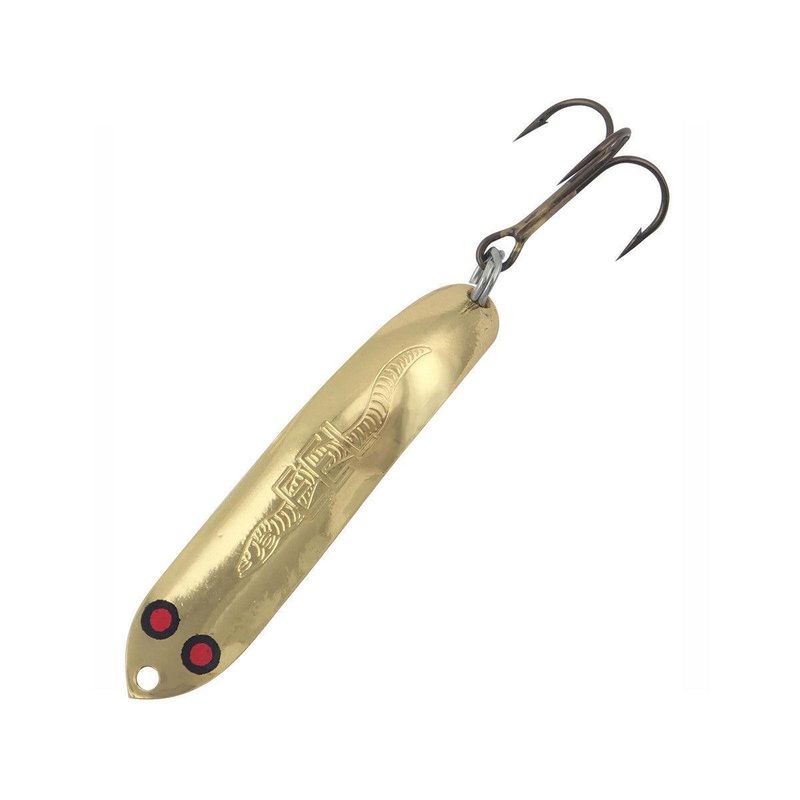 Thomas Eel Wiggler Spoon, 1 1/8 oz, Gold