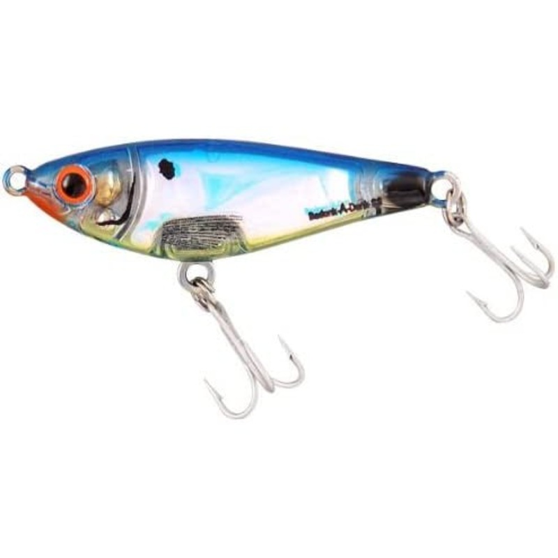 Bomber Allwater Badonk-A-Donk Slow Sinker 2-1/2 1/4 oz. Blk Bk PB Flash